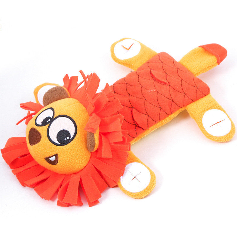 Eco-Paws Squeaky Plush Dog Toy – Durable Bite-Friendly Fun