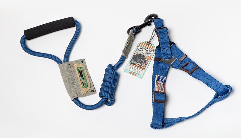 Eco-Paws Tactical No-Pull Dog Leash & Harness Set — Anti-Pull, Shock-Absorbing, All Sizes