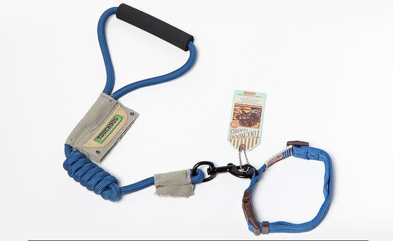 Eco-Paws Tactical No-Pull Dog Leash & Harness Set — Anti-Pull, Shock-Absorbing, All Sizes