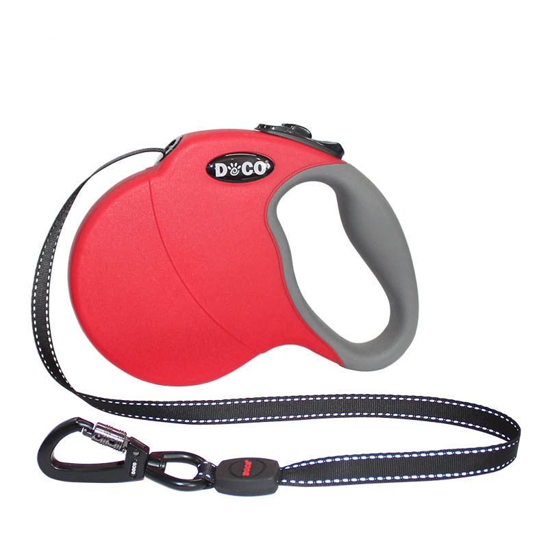 Eco-Paws Automatic Retractable Dog Leash – Heavy-Duty Locking System for Safe Walks