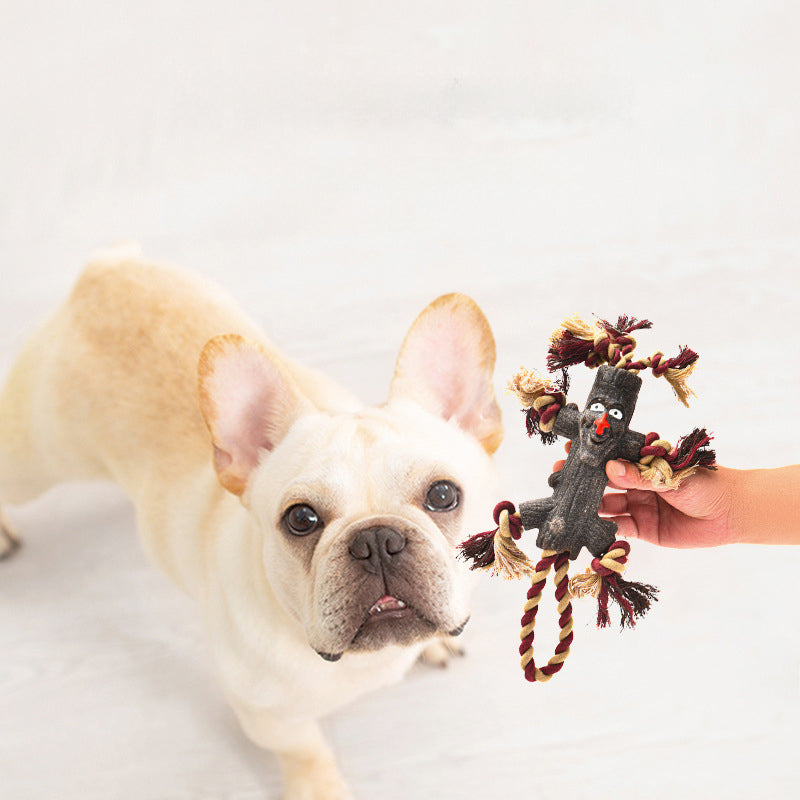 Eco-Paws Tree Knot Rope Toy — Tough Chew Branch for Dogs