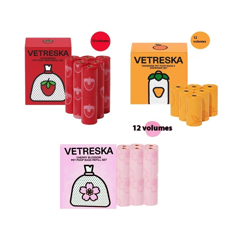 Eco-Paws Portable Poop Bag Dispenser — Thick Leak-Proof Waste Bags Included