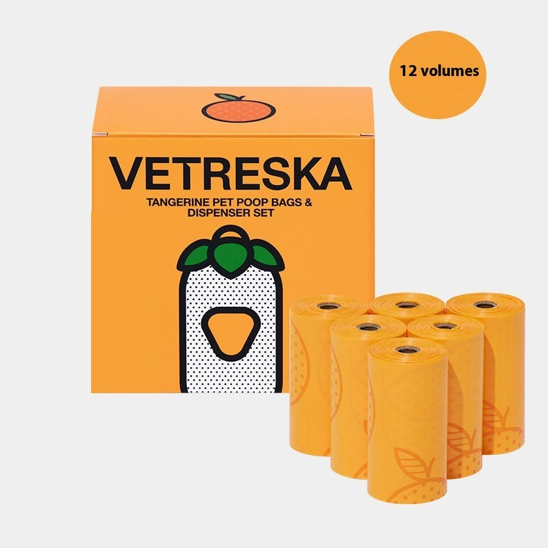 Eco-Paws Portable Poop Bag Dispenser — Thick Leak-Proof Waste Bags Included