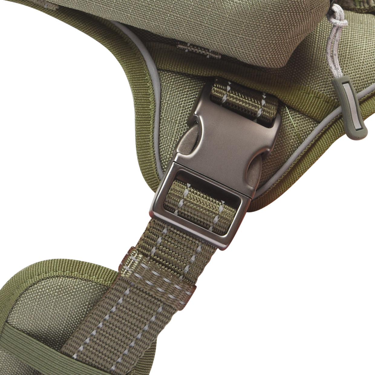 Eco-Paws Tactical Dog Harness With Mini Backpack — No-Pull, Heavy-Duty, Adjustable