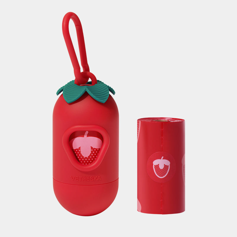 Eco-Paws Portable Poop Bag Dispenser — Thick Leak-Proof Waste Bags Included